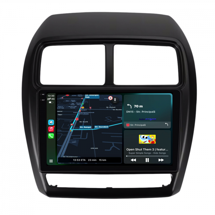 Navigatie Dedicata Mitsubishi ASX (2016 - 2019),QuadCore, 9Inch, 4Gb Ram, 64Gb Stocare, Carplay [2]