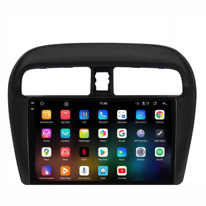 Navigatie Dedicata Mitsubishi Attrage | Mirage | Space Star (2012-2024), 2K, 12Gb Ram, 256Gb Stocare, Carplay [3]