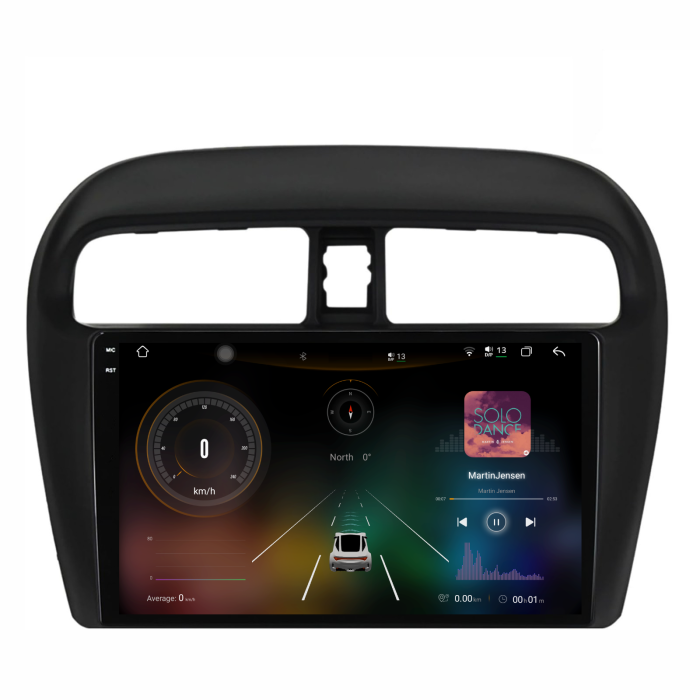 Navigatie Dedicata Mitsubishi Attrage | Mirage | Space Star (2012-2024), 2K, 12Gb Ram, 256Gb Stocare, Carplay [2]