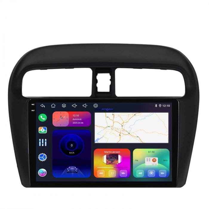 Navigatie Dedicata Mitsubishi Attrage | Mirage | Space Star (2012-2024), 9Inch, 2Gb Ram, 32Gb Stocare, Carplay [6]