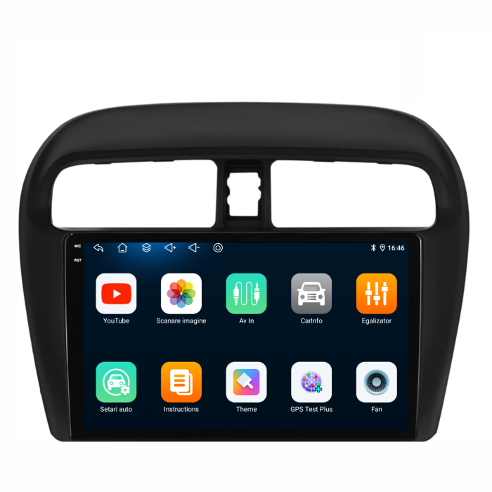 Navigatie Dedicata Mitsubishi Attrage | Mirage | Space Star (2012-2024), 9Inch, 2Gb Ram, 32Gb Stocare, Carplay [6]