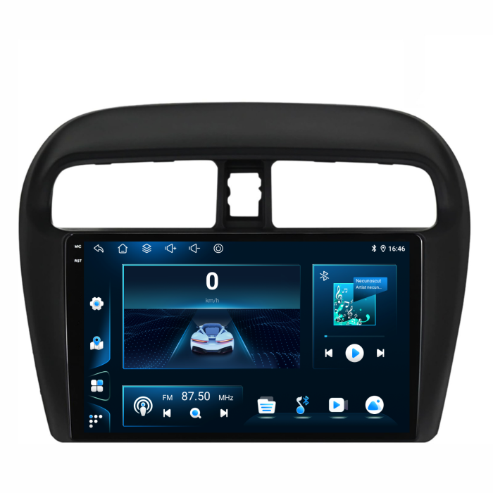 Navigatie Dedicata Mitsubishi Attrage | Mirage | Space Star (2012-2024), 9Inch, 4Gb Ram, 64Gb Stocare, Carplay [7]