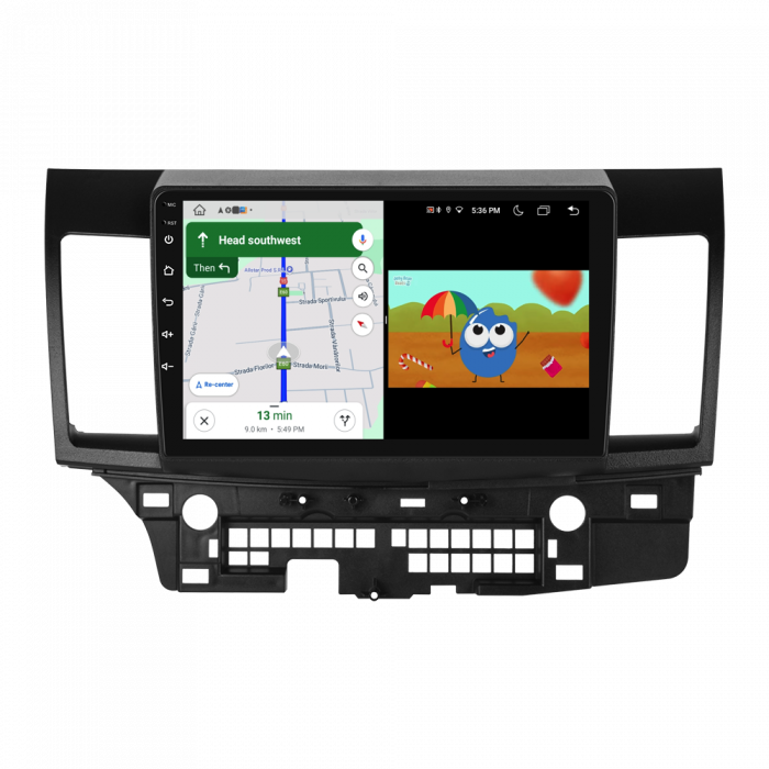 Navigatie Dedicata Mitsubishi Lancer (2007-2013), 9Inch, 1Gb Ram, 32Gb Stocare, Carplay [5]