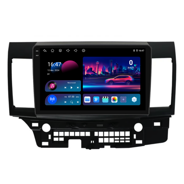 Navigatie Dedicata Mitsubishi Lancer (2007-2013), 9Inch, 6Gb Ram, 128Gb Stocare, Carplay [4]