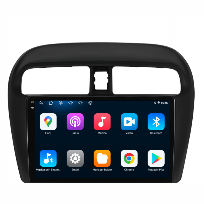 Navigatie Dedicata Mitsubishi Attrage (2012 - 2024), 9 Inch, 2Gb Ram, 32Gb Stocare, Android Auto, Carplay [5]