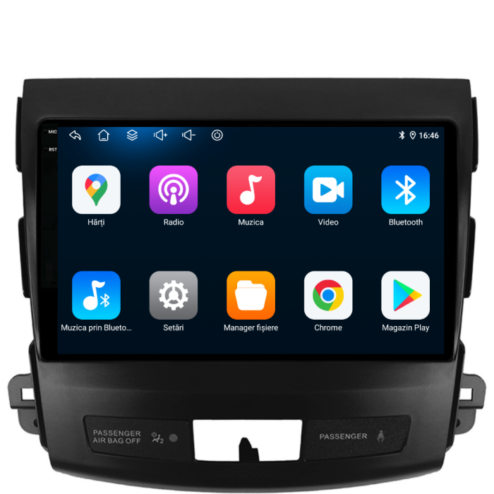 Navigatie Dedicata Mitsubishi Outlander (2005-2011), 9Inch, 4Gb Ram, 64Gb Stocare, Carplay [5]