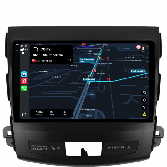Navigatie Dedicata Mitsubishi Outlander (2005-2011), 2K, 8Gb Ram, 256Gb Stocare, Carplay [3]