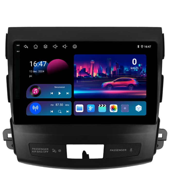 Navigatie Dedicata Mitsubishi Outlander (2005-2011),QuadCore, 9Inch, 4Gb Ram, 64Gb Stocare, Carplay [4]