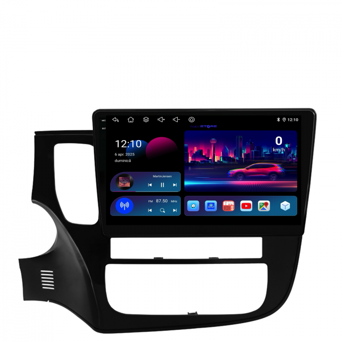 Navigatie Dedicata Mitsubishi Outlander (2013-2019), 9Inch, 8Gb Ram, 256Gb Stocare, Carplay [4]
