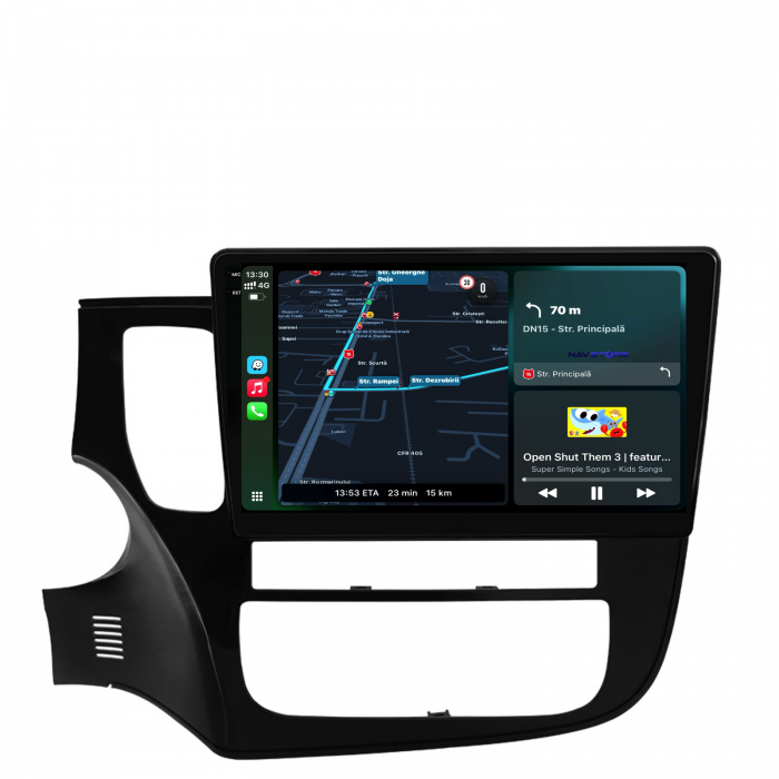 Navigatie Dedicata Mitsubishi Outlander (2013-2019),QuadCore, 9Inch, 4Gb Ram, 64Gb Stocare, Carplay [2]