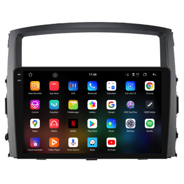 Navigatie Dedicata Mitsubishi Pajero (2006-2018), 2K, 12Gb Ram, 256Gb stocare, Carplay [3]