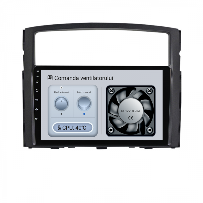 Navigatie Dedicata Mitsubishi Pajero (2006 - 2018), 9 Inch, 1Gb Ram, 32Gb stocare, Carplay [6]