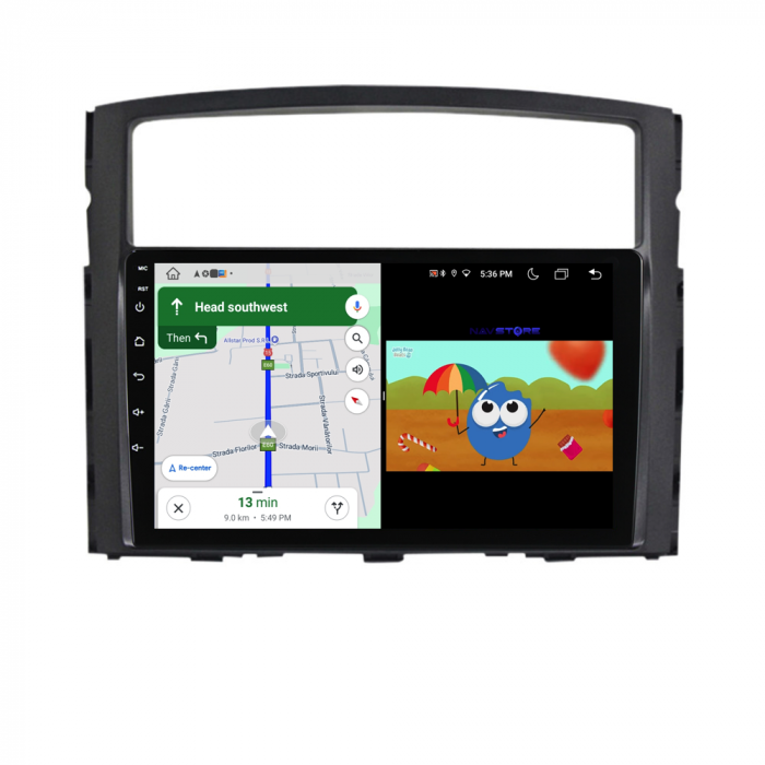 Navigatie Dedicata Mitsubishi Pajero (2006 - 2018), 9 Inch, 1Gb Ram, 32Gb stocare, Carplay [5]