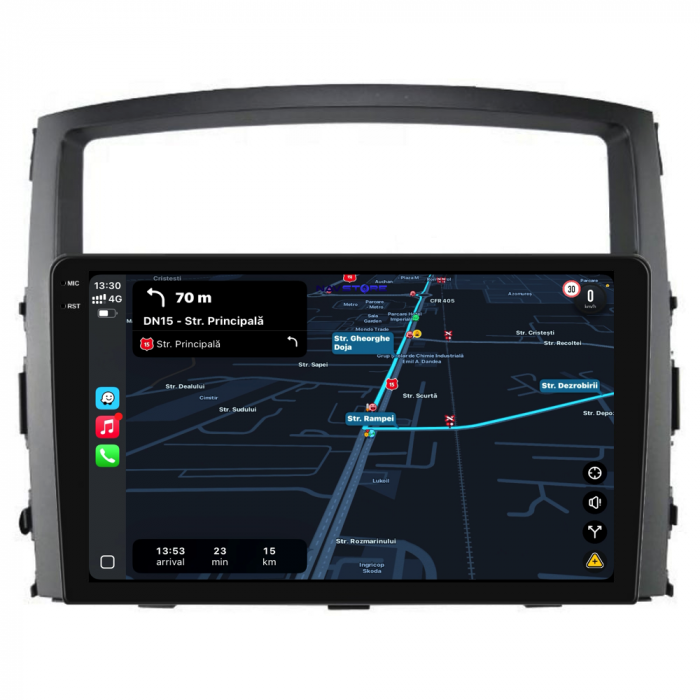 Navigatie Dedicata Mitsubishi Pajero (2006-2018), 9 Inch, 2Gb Ram, 32Gb stocare, Carplay [3]