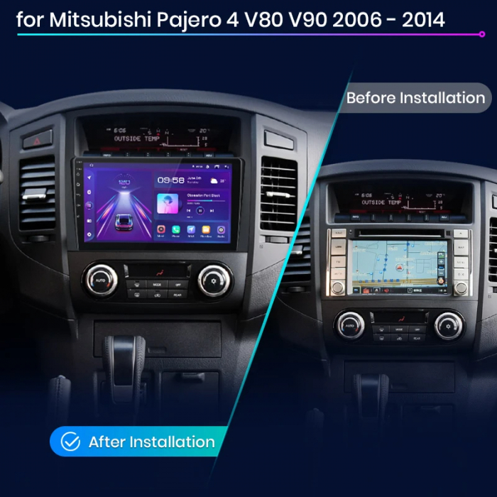 Navigatie Dedicata Mitsubishi Pajero (2006 - 2018), 9 Inch, 4Gb Ram, 64Gb stocare, Carplay [7]