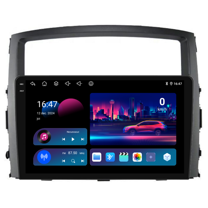 Navigatie Dedicata Mitsubishi Pajero (2006-2018), 9 Inch, 6Gb Ram, 128Gb stocare, Carplay [4]