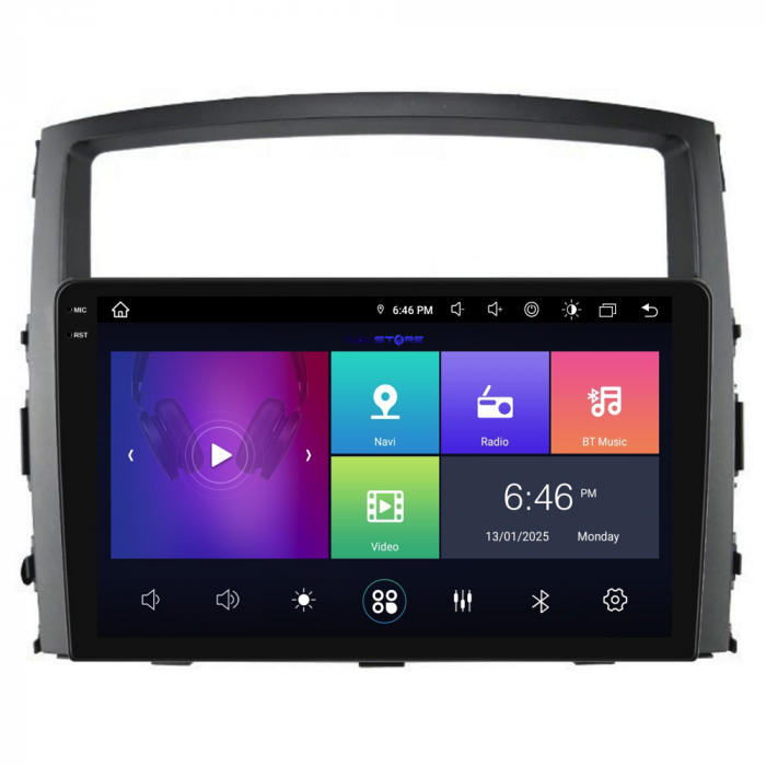Navigatie Dedicata Mitsubishi Pajero (2006-2018), 2K, 8Gb Ram, 256Gb stocare, Carplay [7]