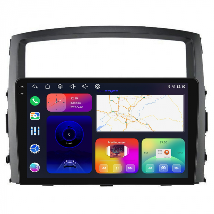 Navigatie Dedicata Mitsubishi Pajero (2006-2018),QuadCore, 9 Inch, 4Gb Ram, 64Gb stocare, Carplay [6]