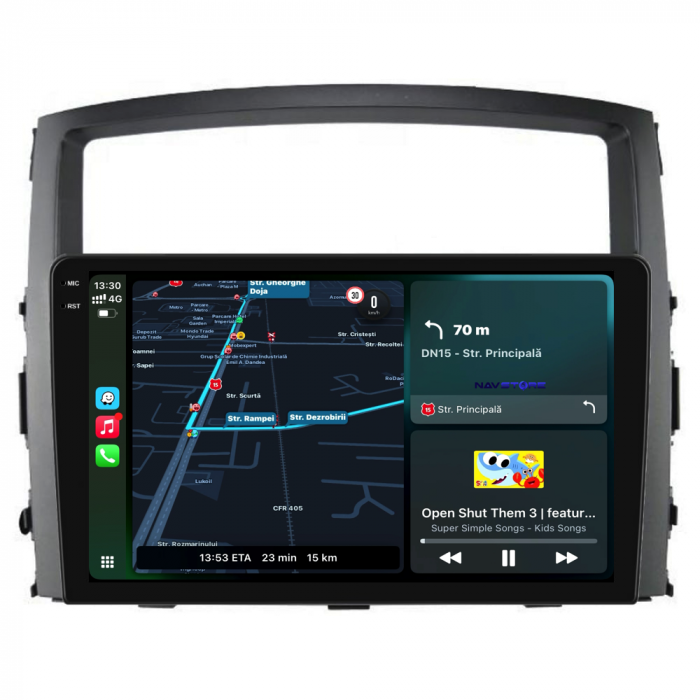 Navigatie Dedicata Mitsubishi Pajero (2006-2018),QuadCore, 9 Inch, 4Gb Ram, 64Gb stocare, Carplay [2]