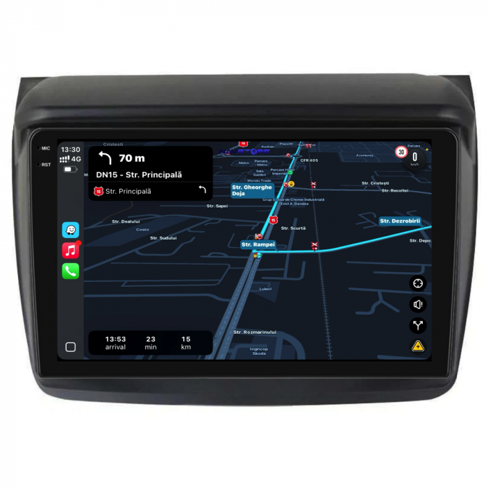 Navigatie Dedicata Mitsubishi Pajero Sport (2006-2013), 9Inch, 2Gb Ram, 32Gb Stocare, Carplay [3]