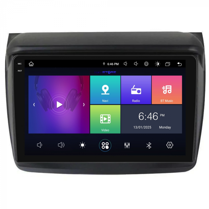 Navigatie Dedicata Mitsubishi Pajero Sport (2006-2013), 9Inch, 4Gb Ram, 64Gb Stocare, Carplay [7]