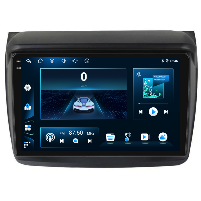 Navigatie Dedicata Mitsubishi Pajero Sport (2006-2013), 9Inch, 6Gb Ram, 128Gb Stocare, Carplay [7]