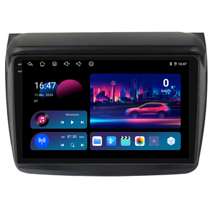 Navigatie Dedicata Mitsubishi Pajero Sport (2006-2013), 9Inch, 6Gb Ram, 128Gb Stocare, Carplay [4]