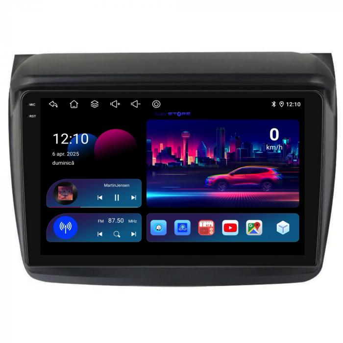 Navigatie Dedicata Mitsubishi Pajero Sport (2006-2013),QuadCore, 9Inch, 4Gb Ram, 64Gb Stocare, Carplay [4]