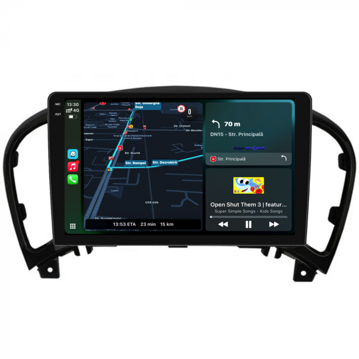 Navigatie Dedicata Nissan Juke (2010-2017), 9Inch, 8Gb Ram, 256Gb Stocare, Carplay [2]