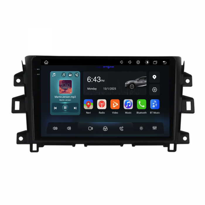 Navigatie Dedicata Nissan Navara (2015-2022),QuadCore, 10Inch, 4Gb Ram, 64Gb Stocare, Carplay [5]