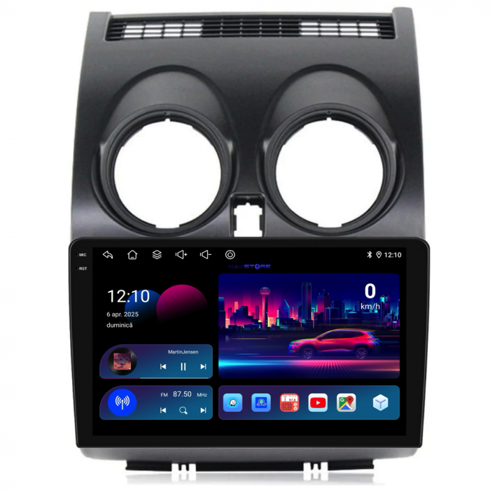 Navigatie Dedicata Nissan Qashqai J10 (2007-2013), 9Inch, 2Gb Ram, 32Gb Stocare, Carplay [4]