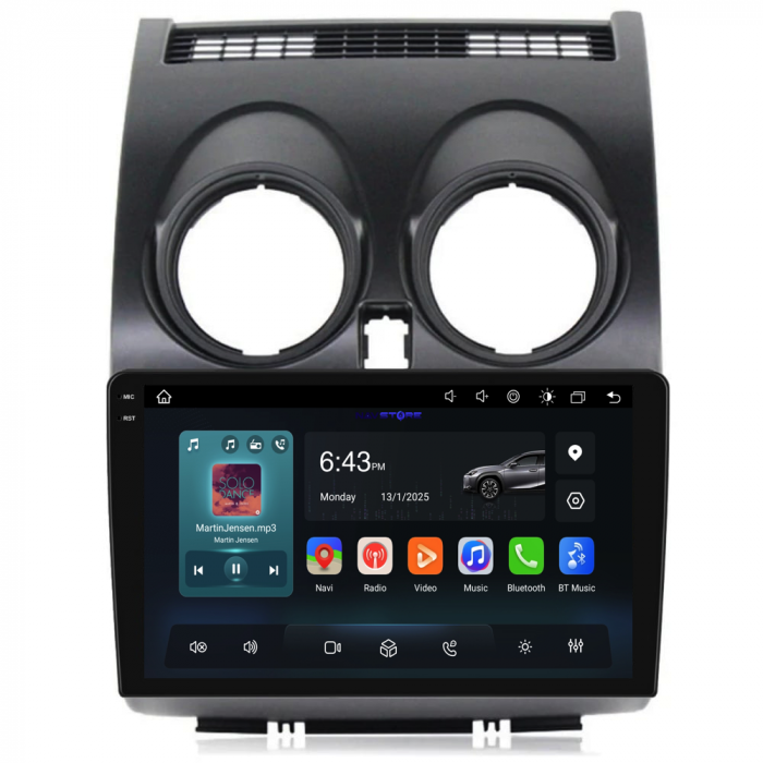 Navigatie Dedicata Nissan Qashqai J10 (2007-2013), 9Inch, 2Gb Ram, 32Gb Stocare, Carplay [5]