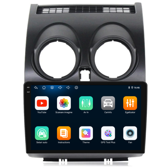 Navigatie Dedicata Nissan Qashqai J10 (2007-2013), 9Inch, 4Gb Ram, 64Gb Stocare, Carplay [6]