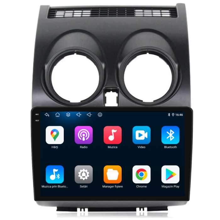 Navigatie Dedicata Nissan Qashqai J10 (2007-2013), 9Inch, 4Gb Ram, 64Gb Stocare, Carplay [5]