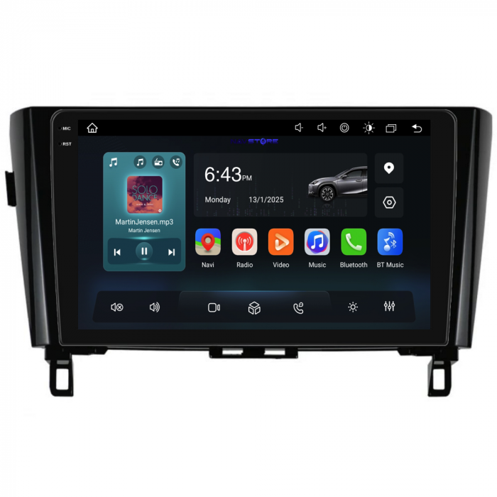 Navigatie Dedicata Nissan Qashqai J11, X Trail T32 (2013-2018), 10Inch, 6Gb Ram, 128Gb Stocare, Carplay [5]