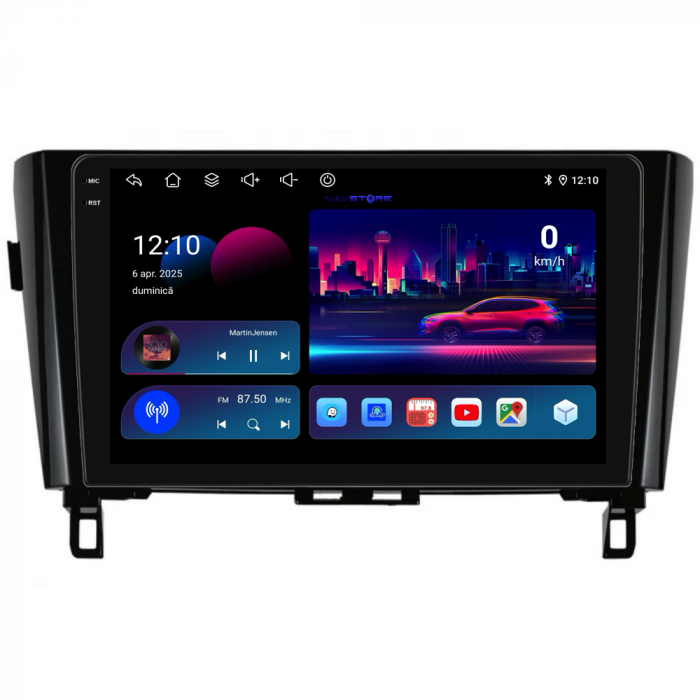 Navigatie Dedicata Nissan Qashqai J11, X Trail T32 (2013-2018), 10Inch, 6Gb Ram, 128Gb Stocare, Carplay [4]