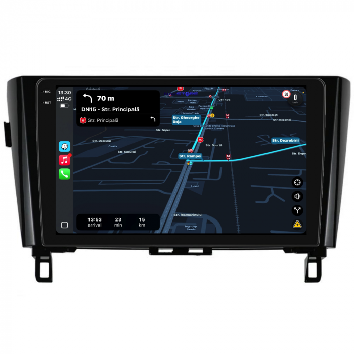 Navigatie Dedicata Nissan Qashqai J11, X Trail T32 (2013-2018), 10Inch, 6Gb Ram, 128Gb Stocare, Carplay [3]
