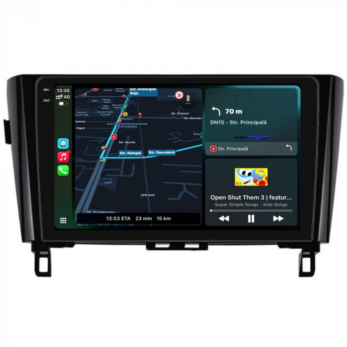 Navigatie Dedicata Nissan Qashqai J11, X Trail T32 (2013-2018), 10Inch, 6Gb Ram, 128Gb Stocare, Carplay [2]