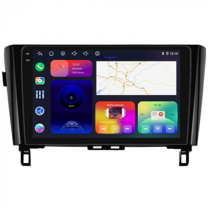 Navigatie Dedicata Nissan Qashqai J11, X Trail T32 (2013-2018), 10Inch, 6Gb Ram, 128Gb Stocare, Carplay [6]