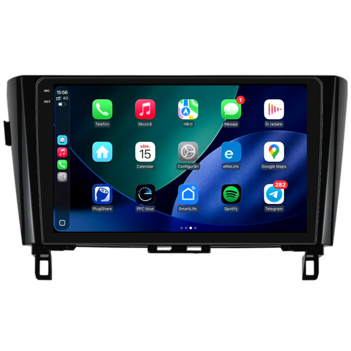 Navigatie Dedicata Nissan Qashqai J11, X Trail T32 (2013-2018),QuadCore, 10Inch, 4Gb Ram, 64Gb Stocare, Carplay [3]