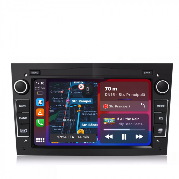 Navigatie Dedicata Opel, 7Inch, 2Gb Ram, 32Gb stocare, Waze, Youtube Negru [1]