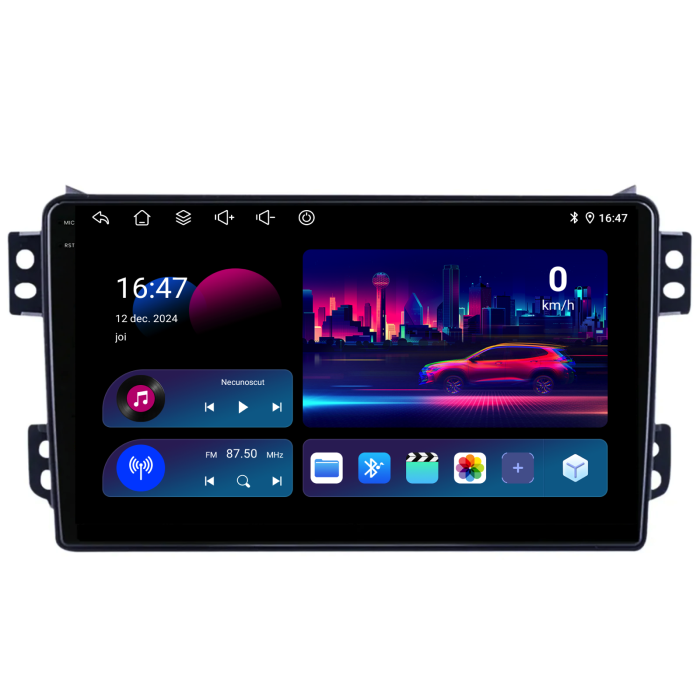 Navigatie Dedicata Opel Agila (2007-2014),QuadCore, 9Inch, 4Gb Ram, 64Gb Stocare, Carplay [4]