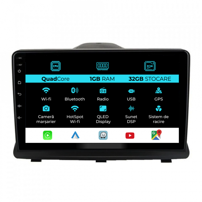 Navigatie Dedicata Opel Antara (2006-2016), 9Inch, 1Gb Ram, 32Gb Stocare, Carplay [1]