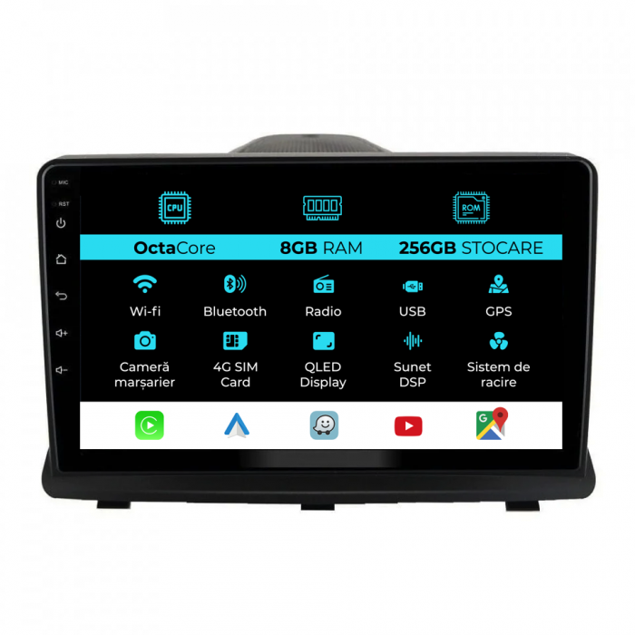 Navigatie Dedicata Opel Antara (2006-2016), 9Inch, 8Gb Ram, 256Gb Stocare, Carplay [1]