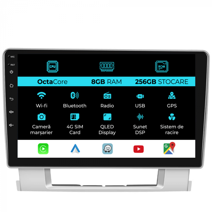 Navigatie Dedicata Opel Astra J (2010 - 2015), 9Inch, 8Gb Ram, 256Gb Stocare, Carplay [1]