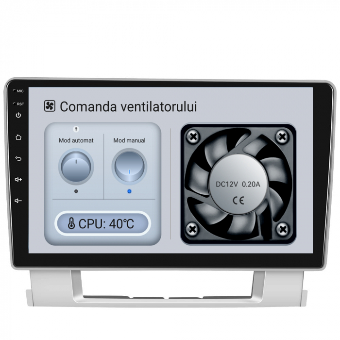 Navigatie Dedicata Opel Astra J (2010 - 2015), 9Inch, 8Gb Ram, 256Gb Stocare, Carplay [6]