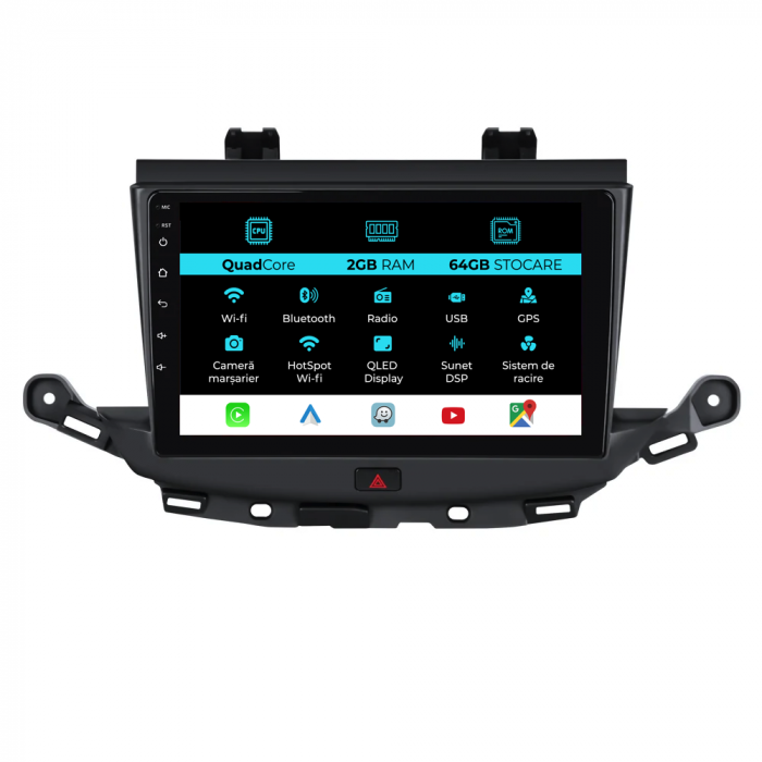 Navigatie Dedicata Opel Astra K (2015 - 2021) 9 Inch, 2Gb Ram, 64Gb stocare, Carplay [1]