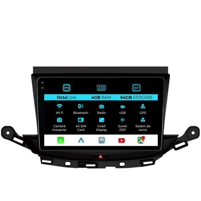 Navigatie Dedicata Opel Astra K (2016 - 2020), 9 Inch, 4Gb Ram, 64Gb stocare, Carplay [1]