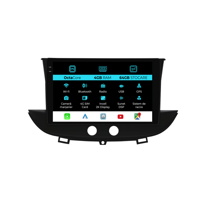 Navigatie Dedicata Opel CrossLand X (2017-2021), 2K, 4Gb Ram, 64Gb Stocare, Carplay [1]