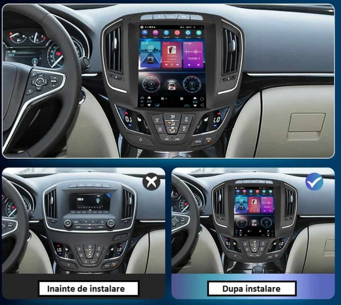 Navigatie Dedicata Opel Insignia (2013 - 2018) 9.7 Inch, 2Gb Ram, 64Gb stocare, Bluetooth, WiFi, Waze, Carplay [6]